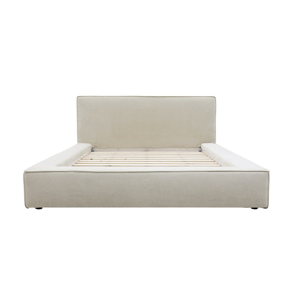Riley Muse Flax King Bed Frame color Muse Flax