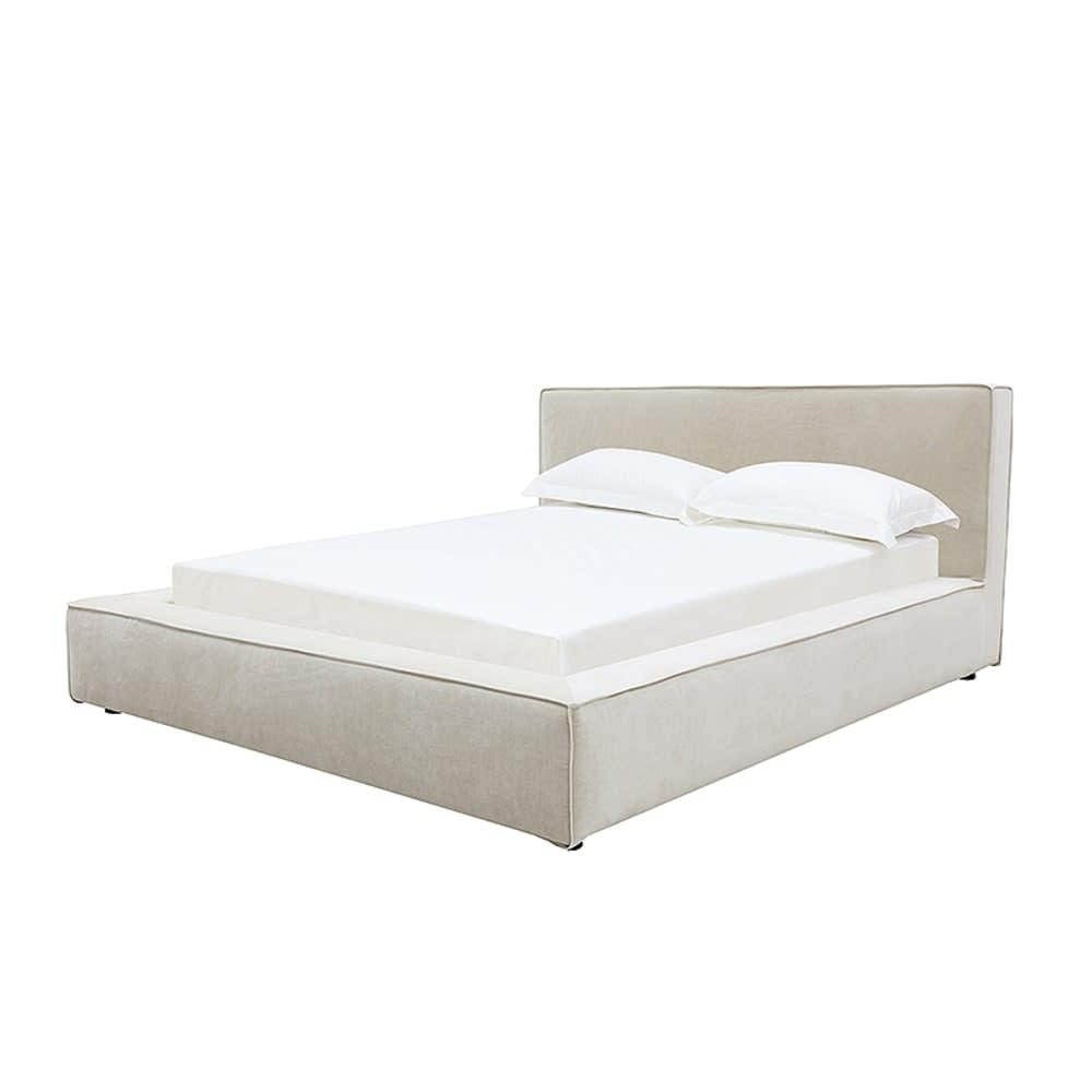 Riley Muse Flax King Bed Frame color Muse Flax