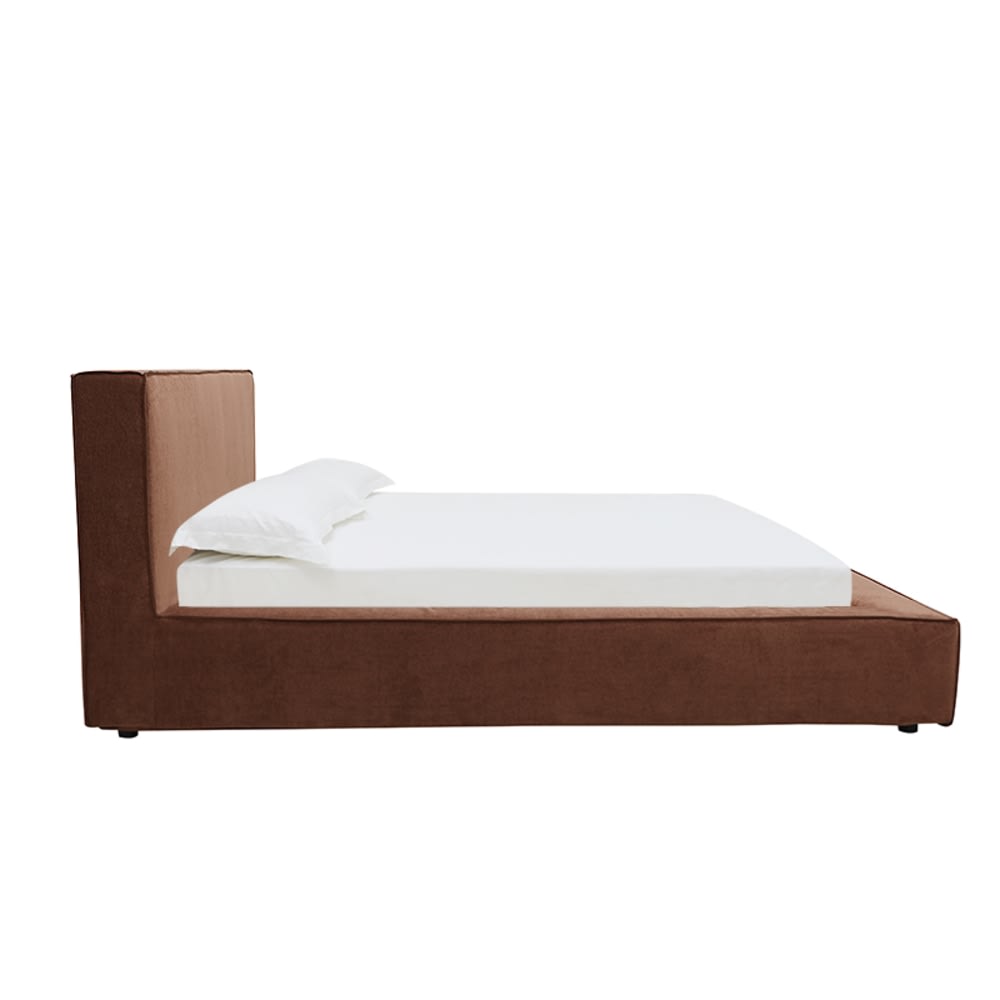 Riley Muse Rust Queen Bed Frame color Muse Rust