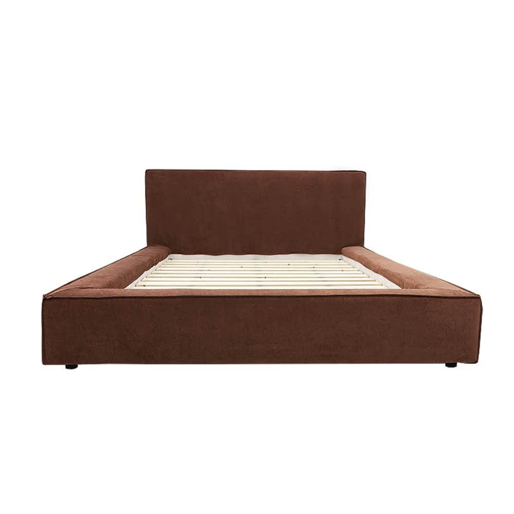 Riley Muse Rust Queen Bed Frame color Muse Rust