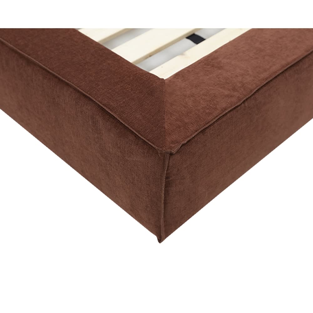 Riley Muse Rust Queen Bed Frame color Muse Rust