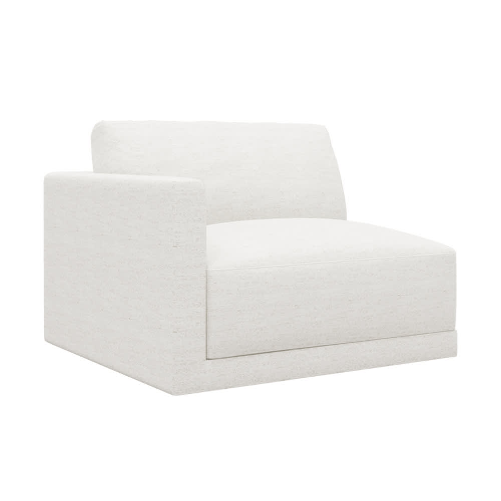 Haven Avon Mineral Left Arm Facing Chair Module color Avon Mineral