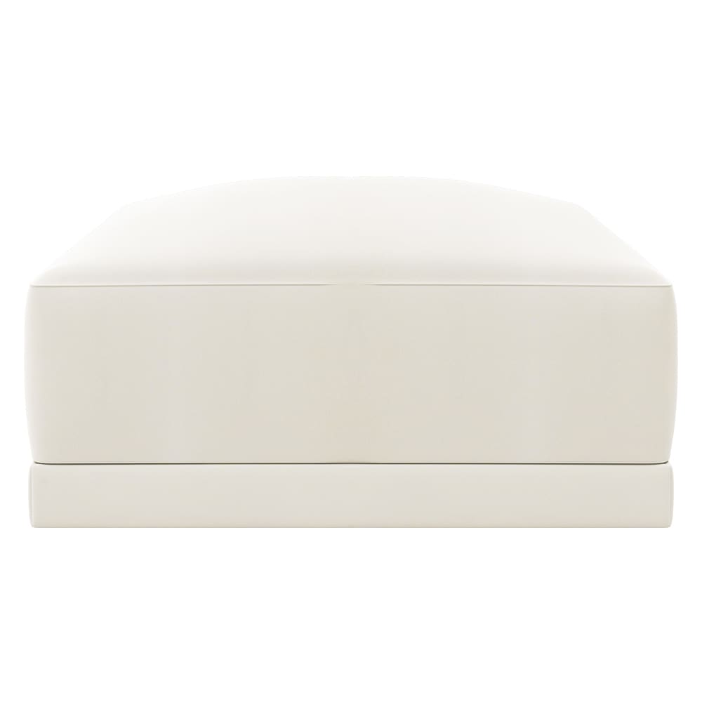 Haven Muse Flax Ottoman color Muse Flax