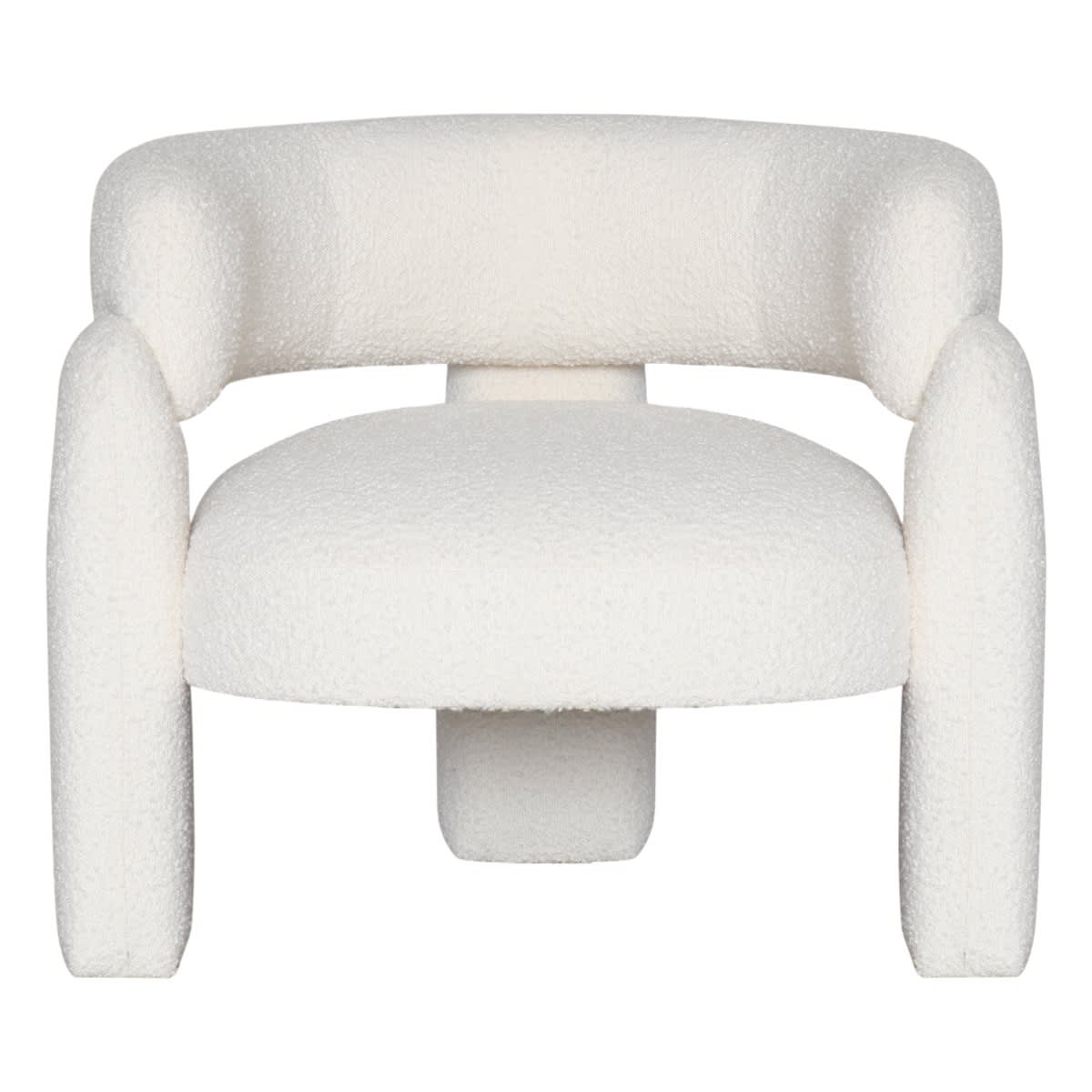 Riga Occasional Chair Boucle Ivory color Boucle Ivory