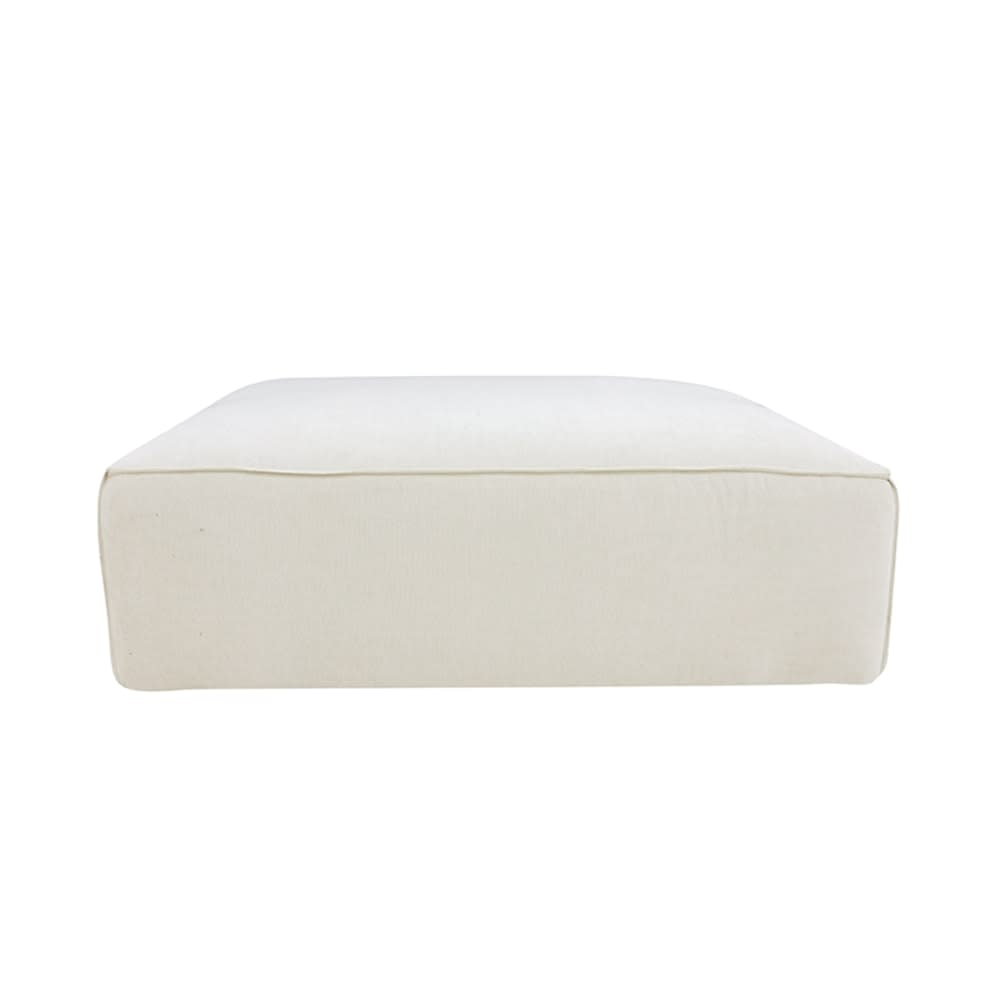 Riley Muse Flax Modular Big Ottoman color Muse Flax