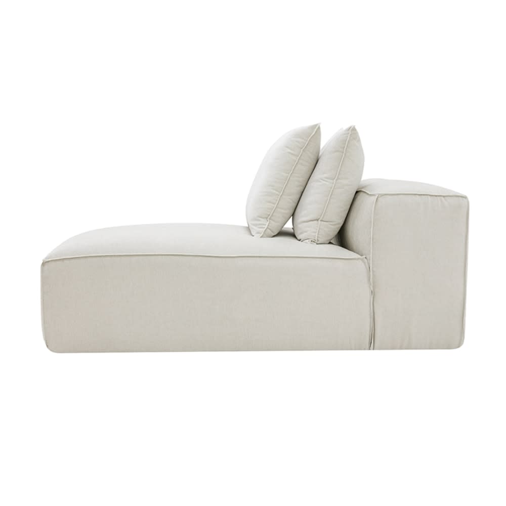 Riley Muse Flax Module Chaise color Muse Flax
