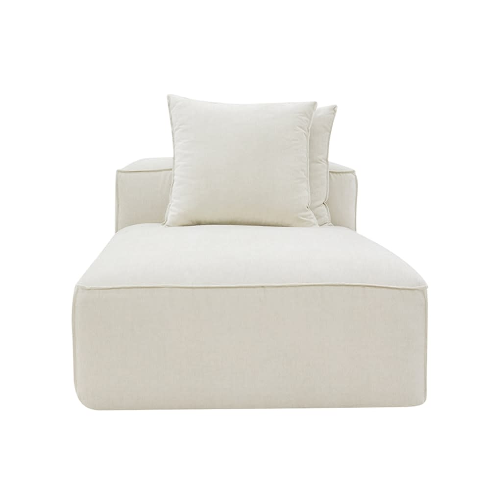 Riley Muse Flax Module Chaise color Muse Flax