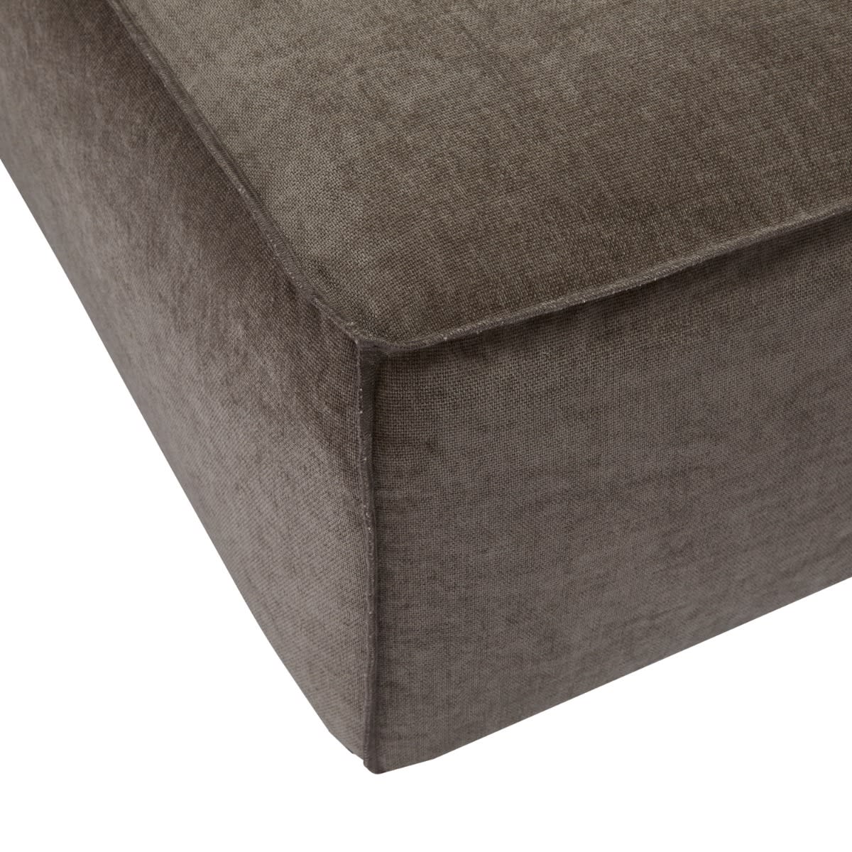 Riley Muse Mink Modular Big Ottoman color Muse Mink