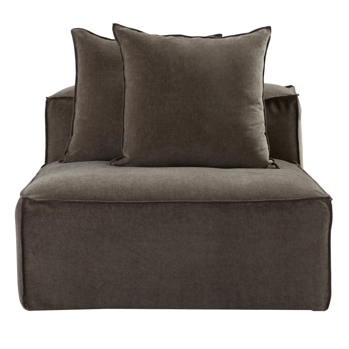 Riley Sofa Modules Slip Covers Muse Mink color Muse Mink