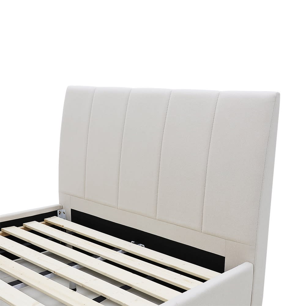 Samson Bed View Cream color Cream