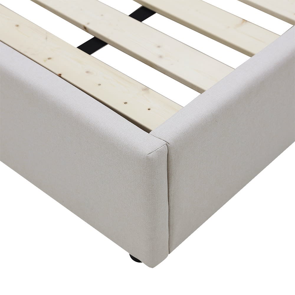 Samson Bed View Cream Queen color View Cream