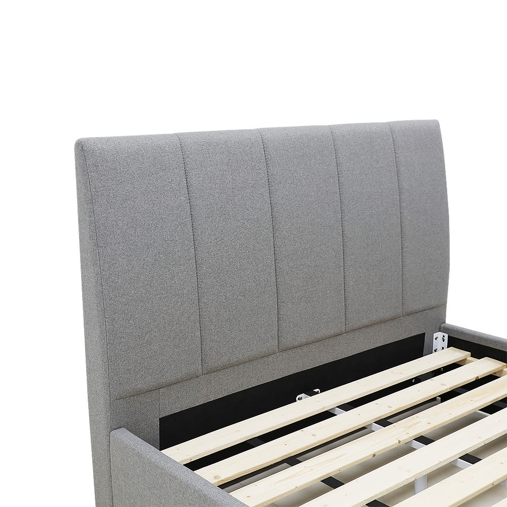 Samson Bed View Steel King Single color View Steel