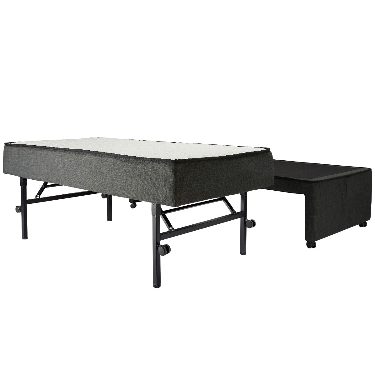 Trundle Base Charcoal (With Legs) King Single color Charcoal
