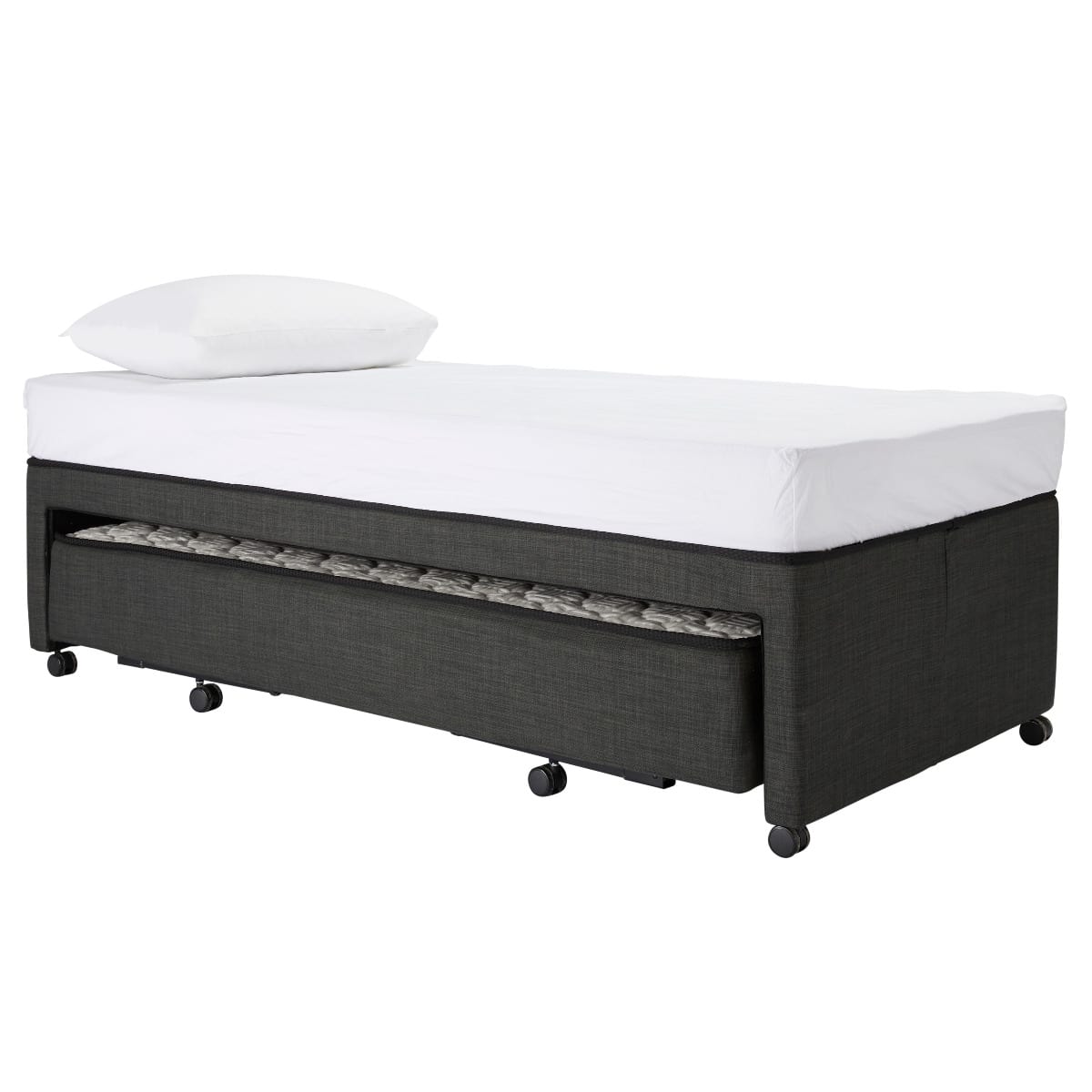 Trundle Base Charcoal (With Legs) King Single color Charcoal