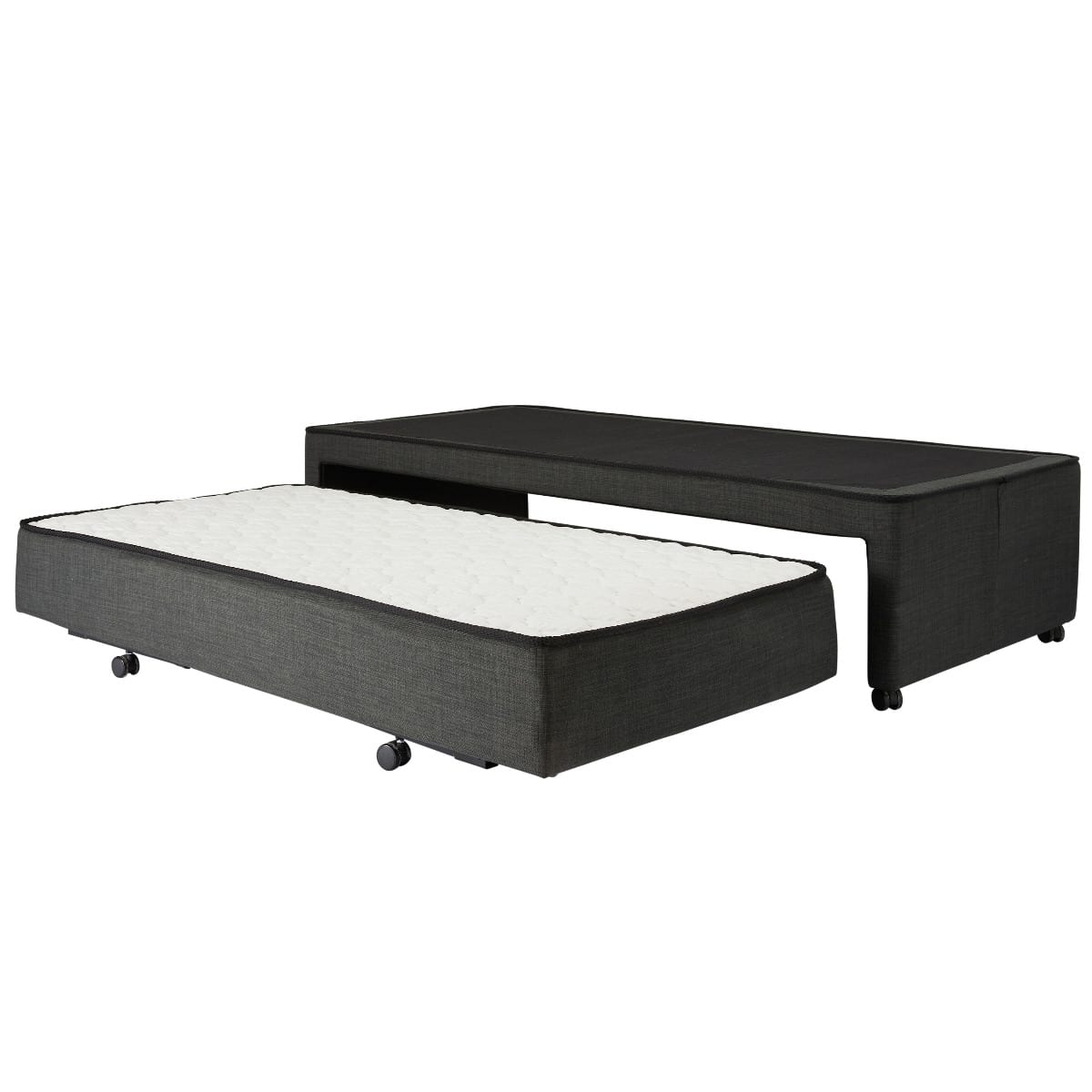 Trundle Base Charcoal (With Legs) King Single color Charcoal