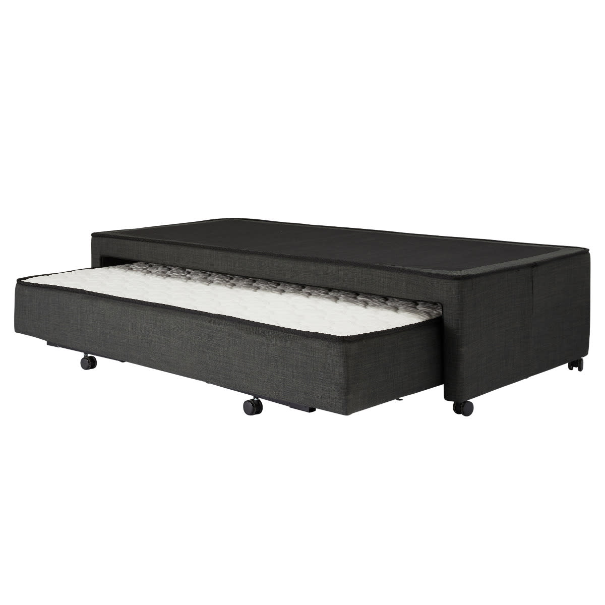 Trundle Base Charcoal (With Legs) King Single color Charcoal