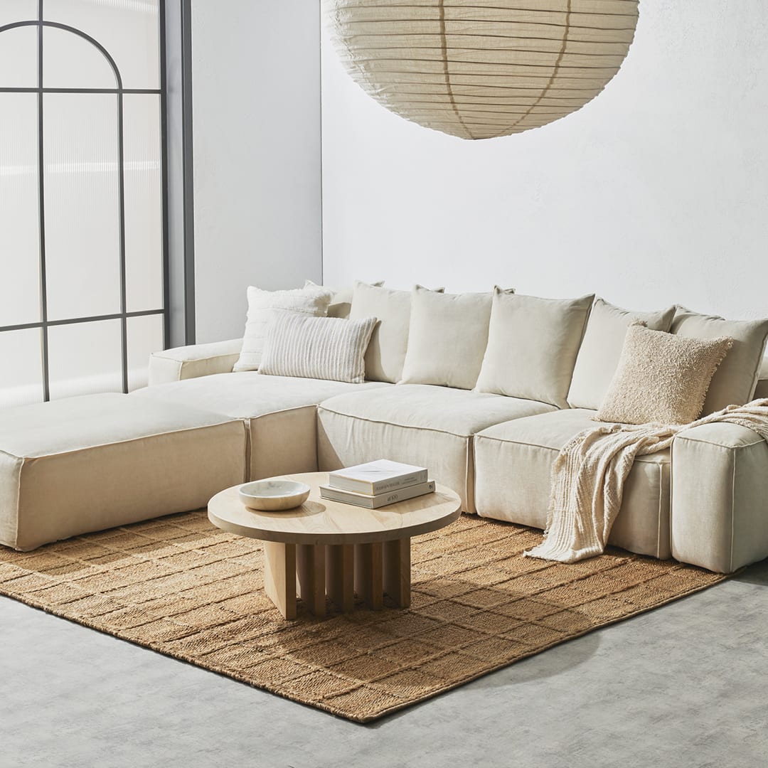 Moritz Floor Rug - Natural color Natural