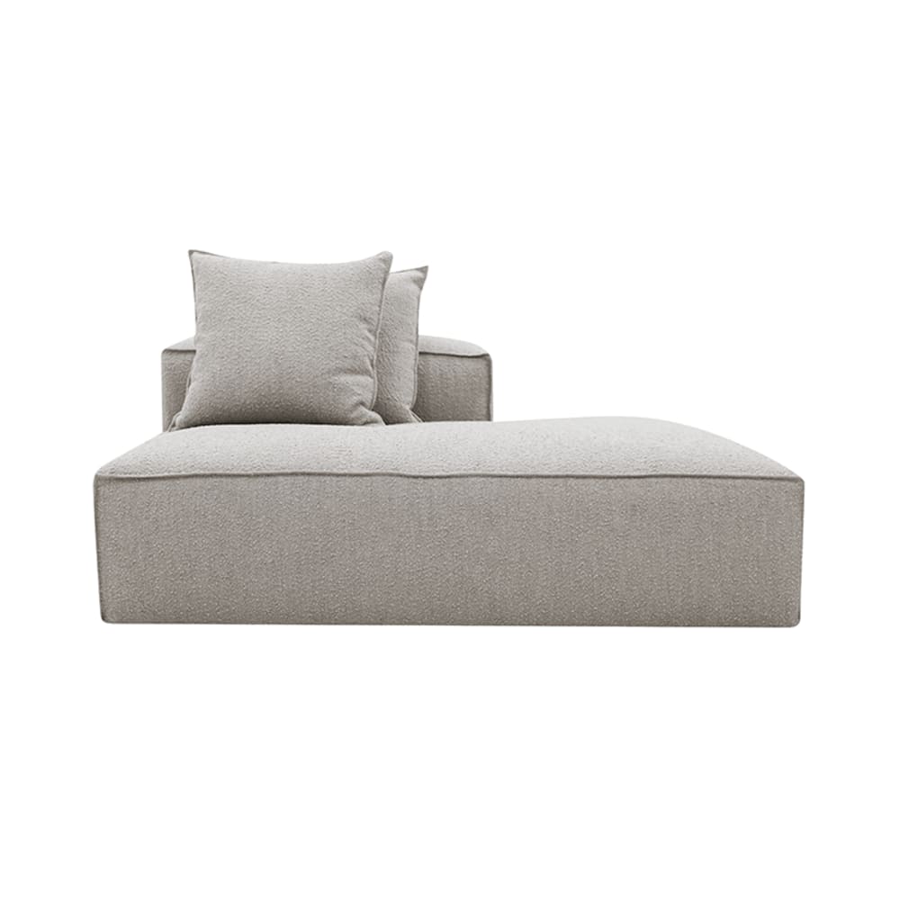 Riley Sofa Modules Slip Covers Boucle Pumice color Boucle Pumice