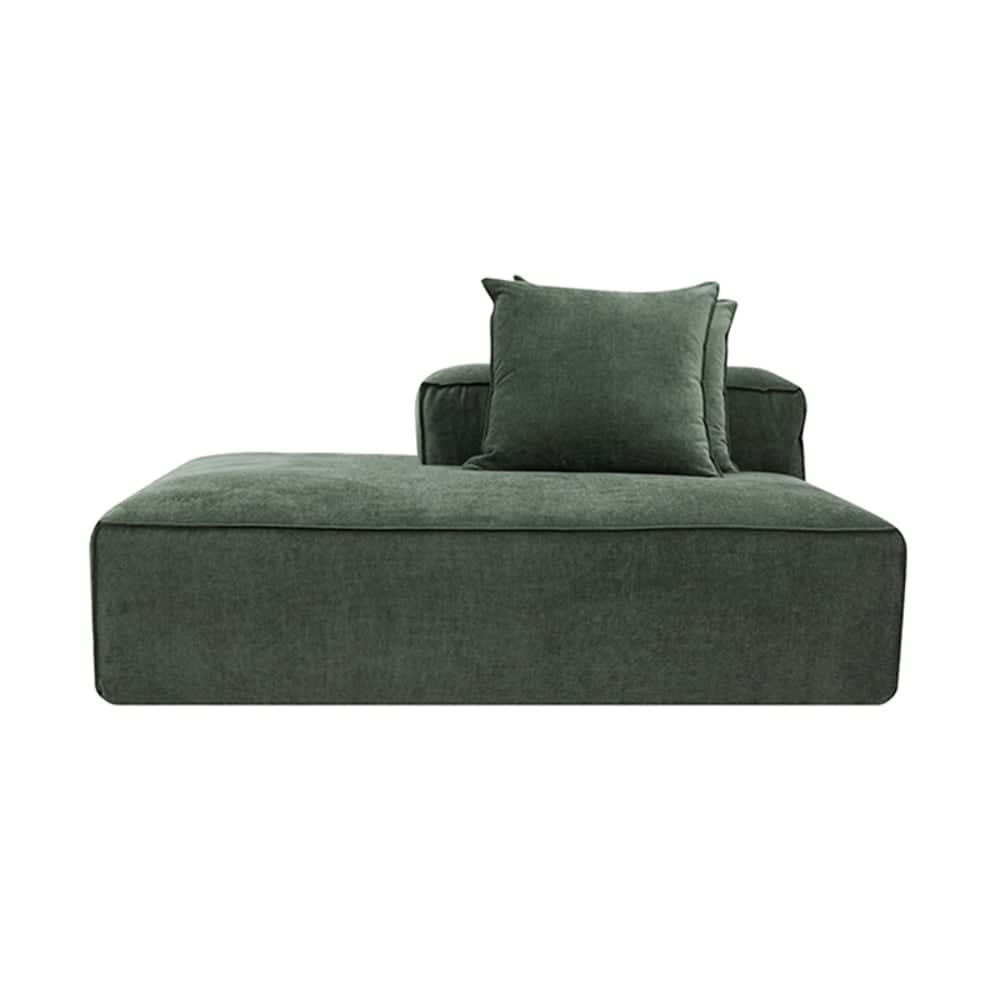 Riley Sofa Modules Slip Covers Muse Forest color Muse Forest