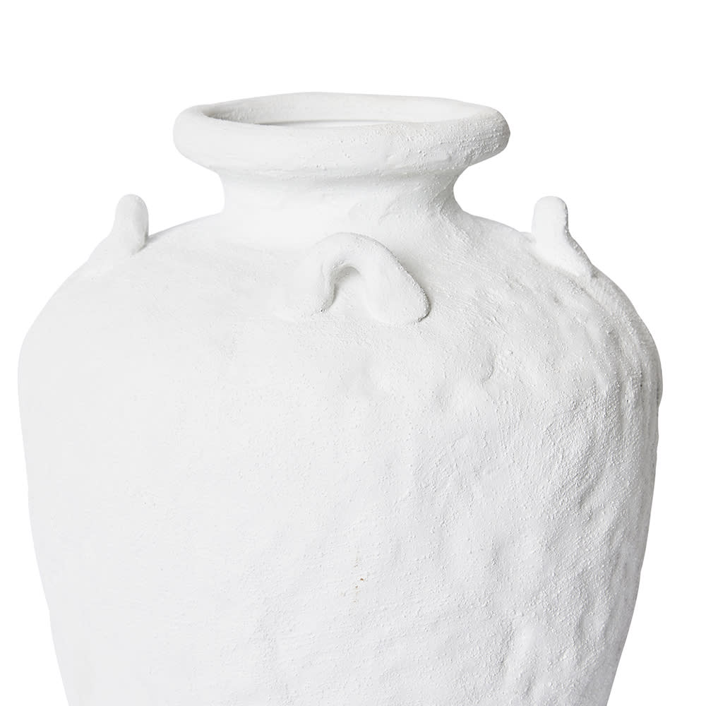 Aziza Vase White - 54cm color White