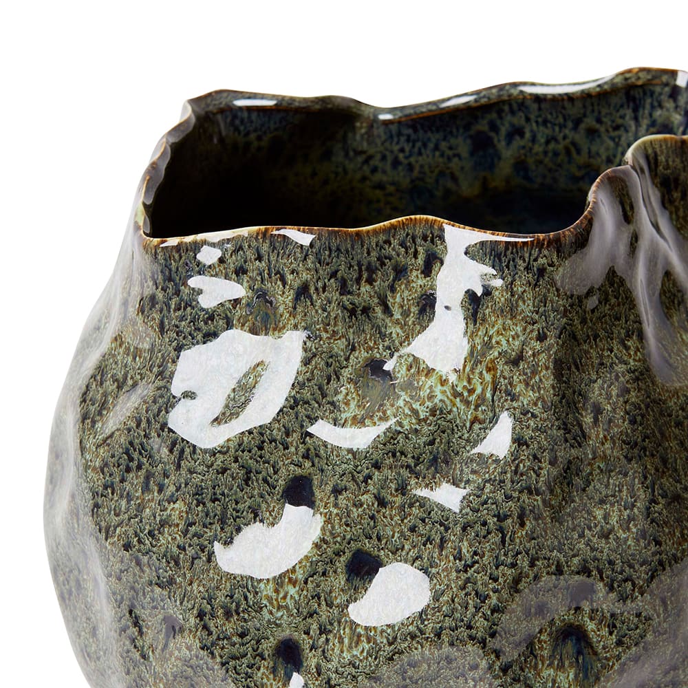 Julia Ceramic Vase Green 28 x 28 x 31 cm color Green