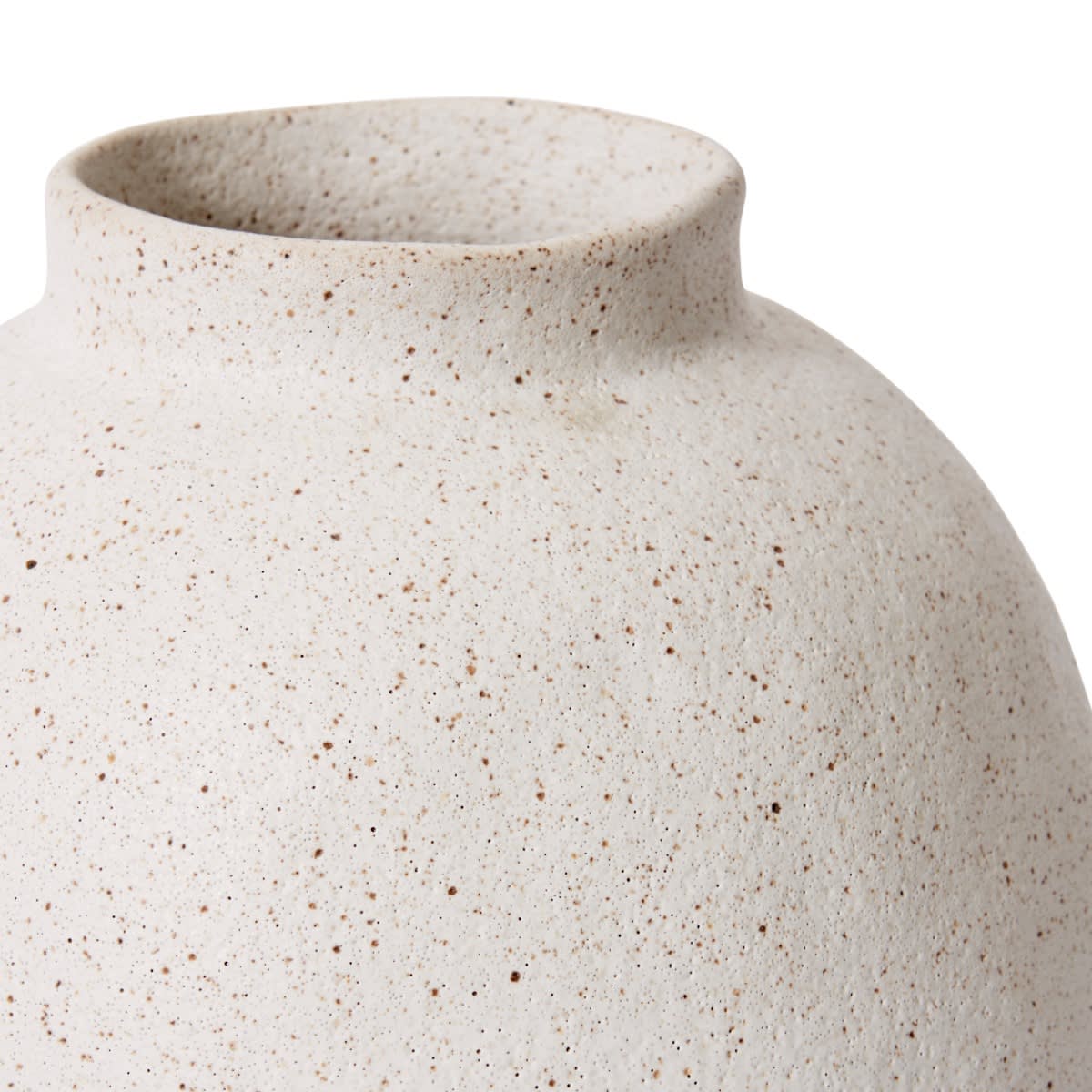 Matias Footed Vase Sandy White - 32cm 