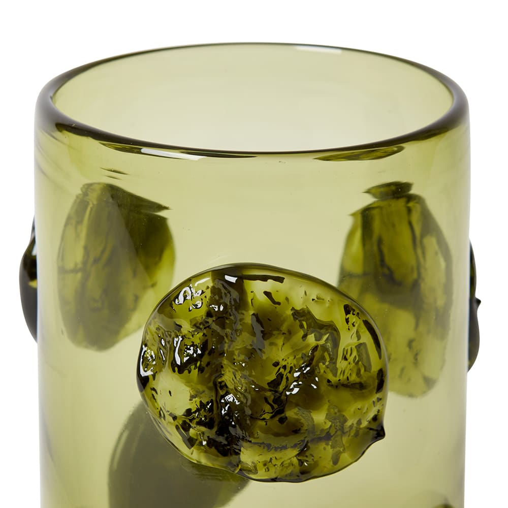 Mansa Vase Glass Green - 27cm color Green