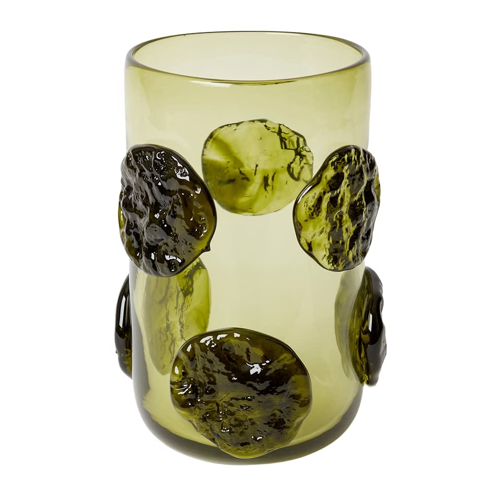 Mansa Vase Glass Green - 35cm color Green