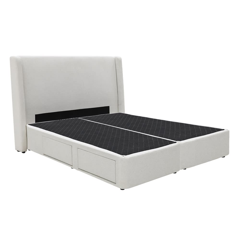 Wing Drawer Bed California Ivory color California Ivory