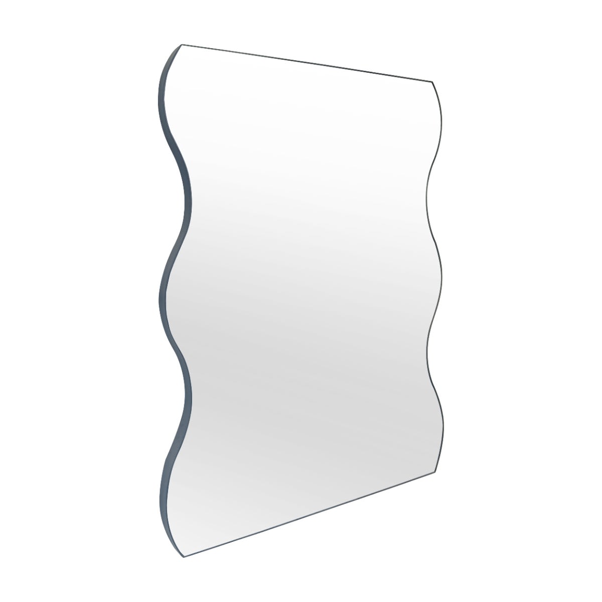 Bello Wall Mirror Black - 75cm x 90cm color Black