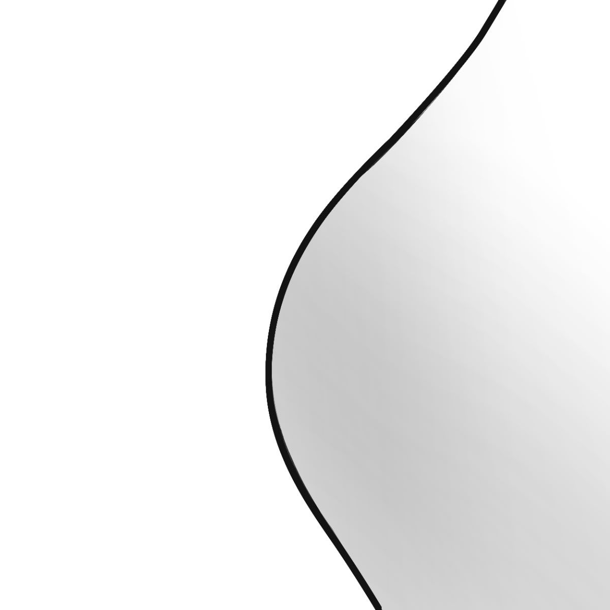 Guell Floor Mirror Black - 95cm x 170cm color Black