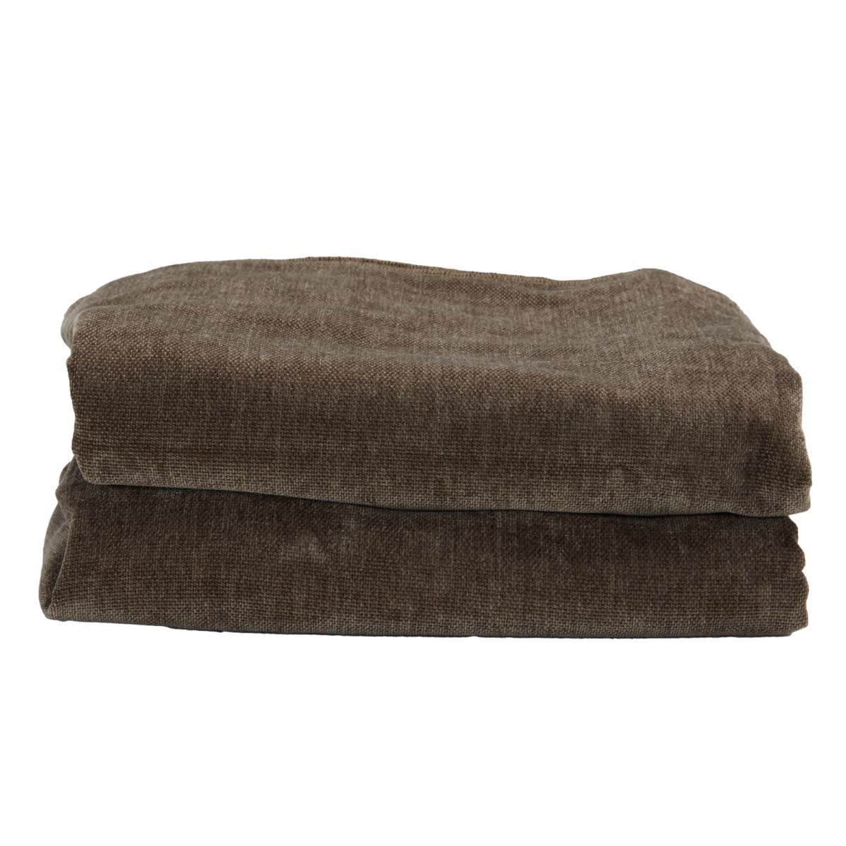 Riley Big Ottoman Slip Cover Muse Mink color Muse Mink