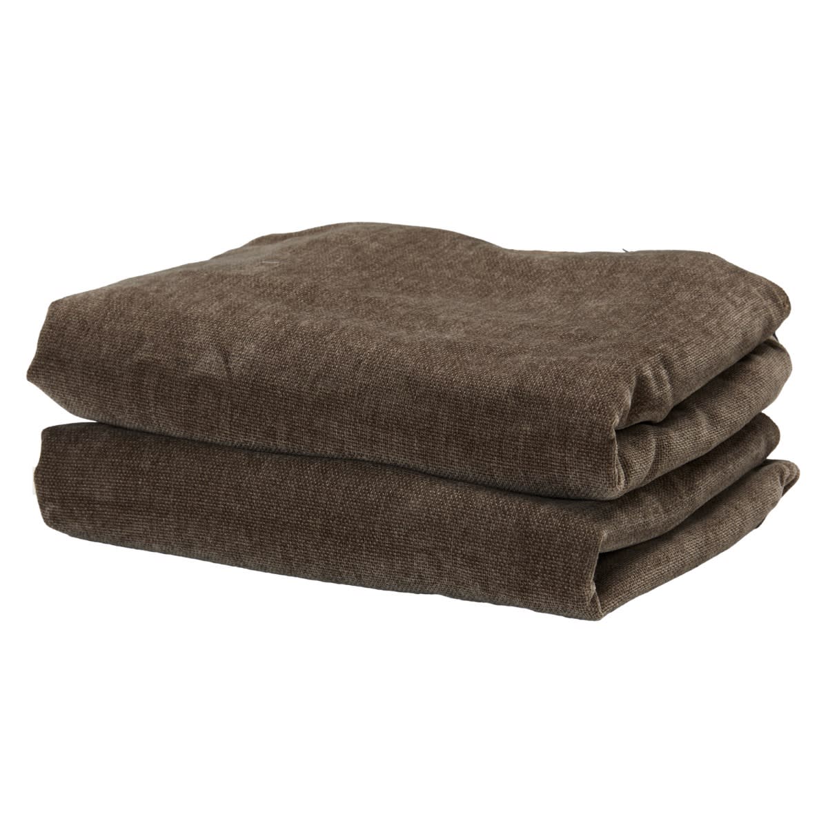 Riley Small Ottoman Slip Cover Muse Mink color Muse Mink