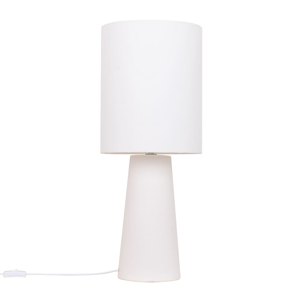 Hubert Table Lamp Ceramic color White