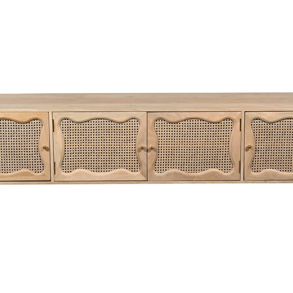 Baxter TV Unit 4 Door color Natural