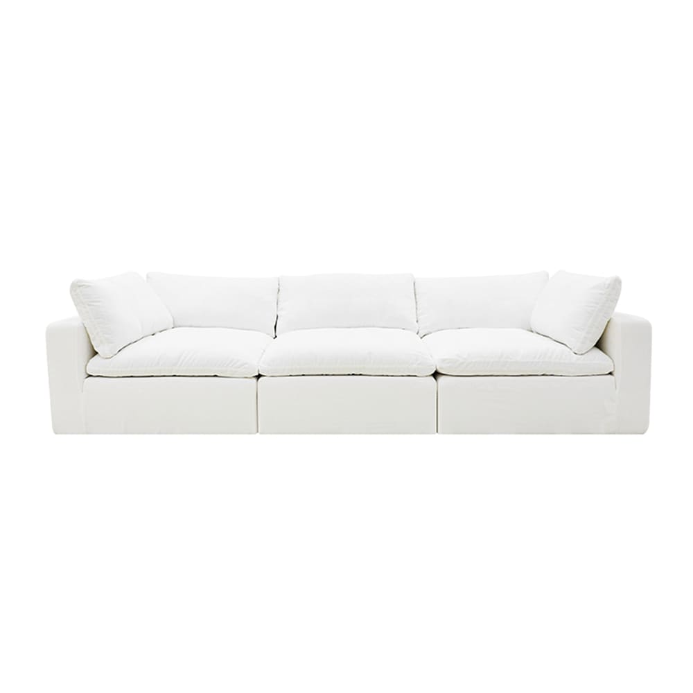 Cloud Muse Frost Modular Sofa - 3 Piece color Muse Frost