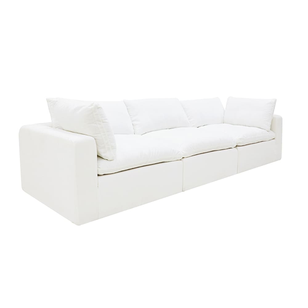 Cloud Muse Frost Modular Sofa - 3 Piece color Muse Frost