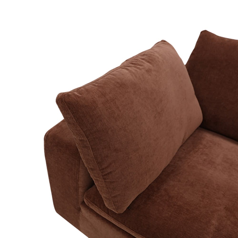 Cloud Muse Rust Modular Sofa - 3 Piece color Muse Rust