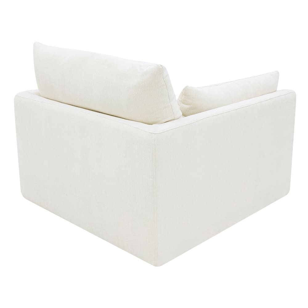 Willow Tribute Ice 1 Seat Left Arm Facing Sofa Module color Tribute Ice