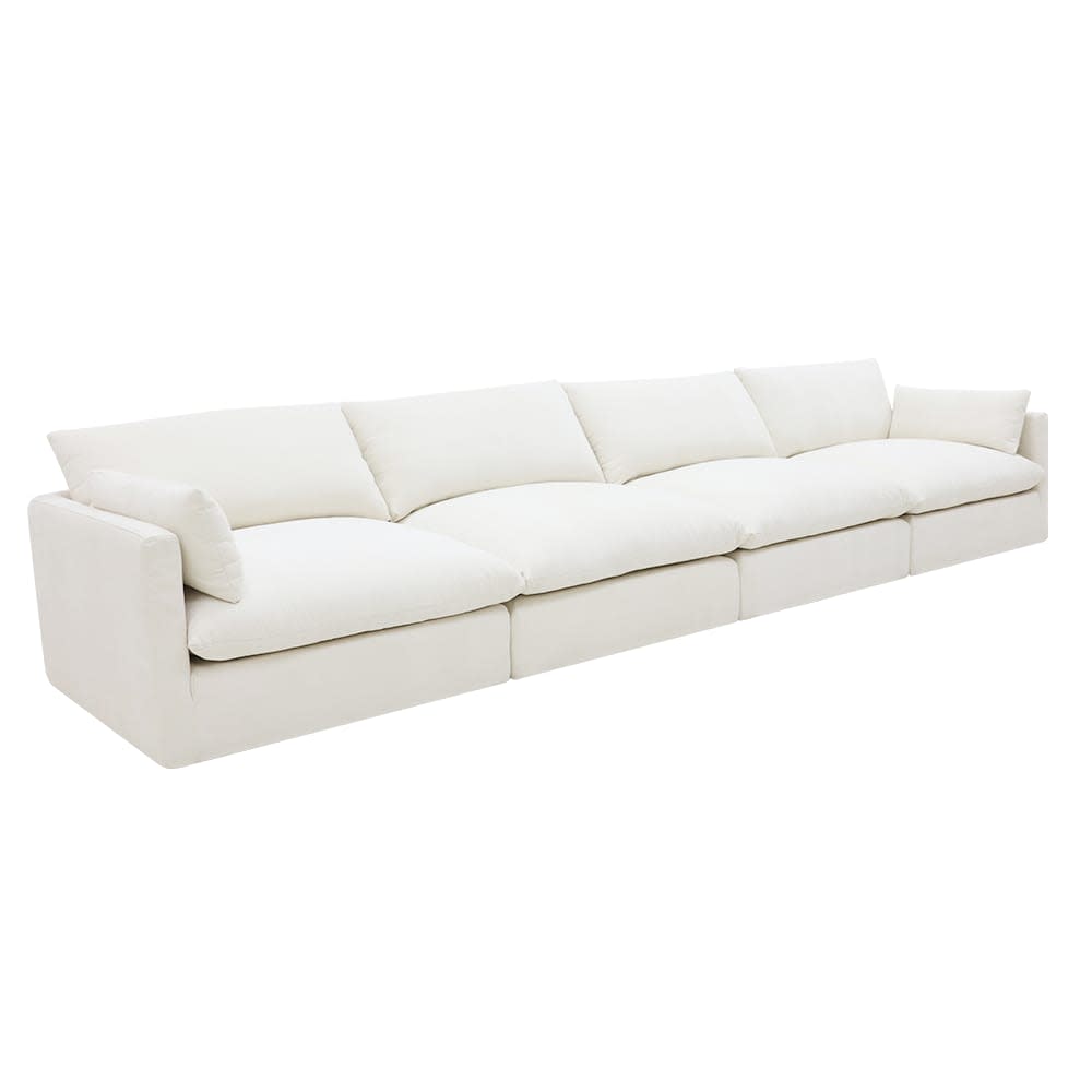 Willow Tribute Ice Modular Sofa - 4 Seater color Tribute Ice