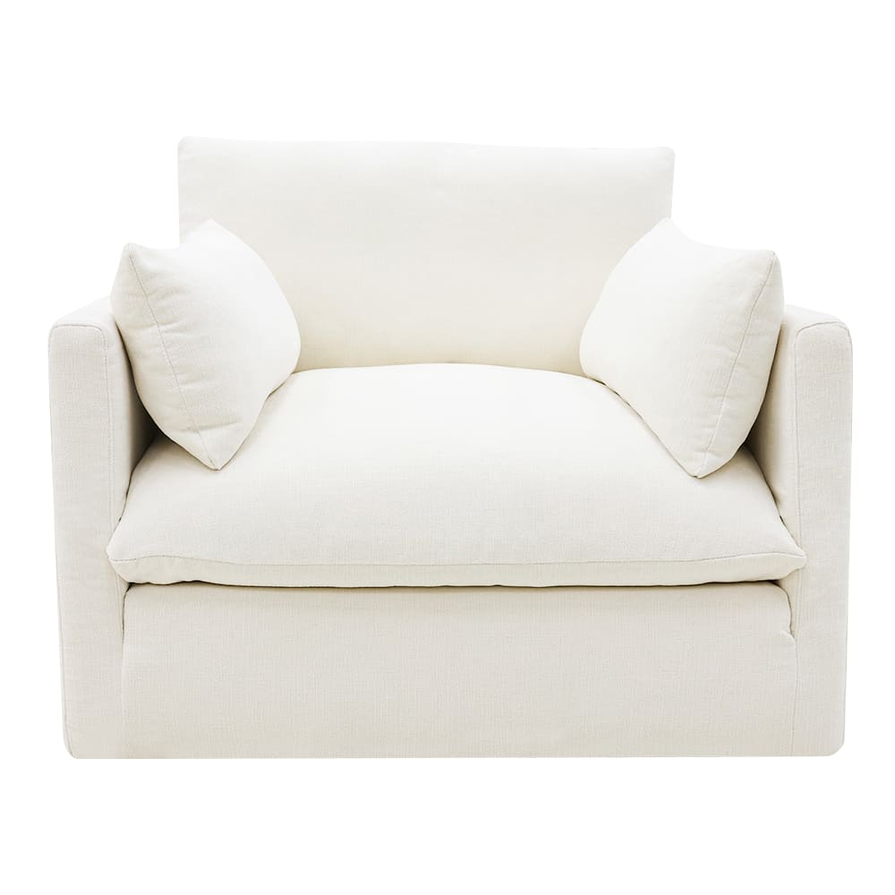 Willow Tribute Ice Armchair color Tribute Ice