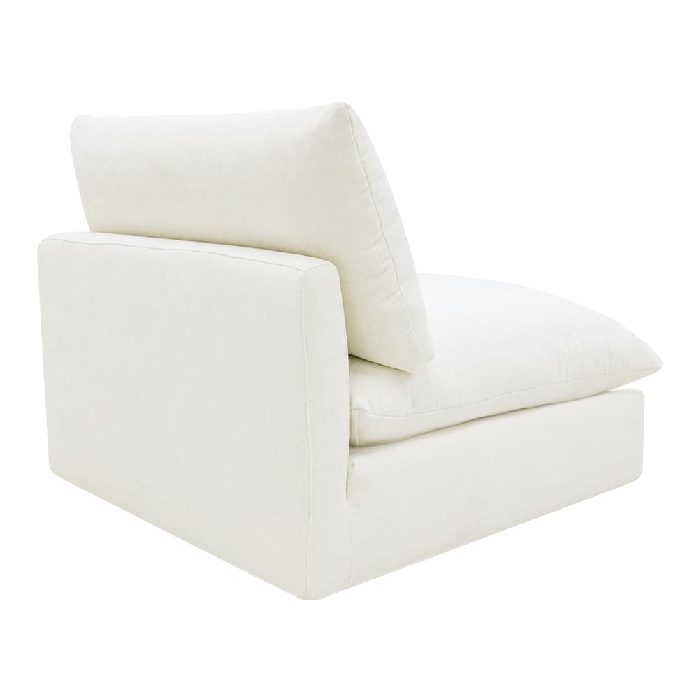 Willow Tribute Ice Armless Sofa Module color Tribute Ice