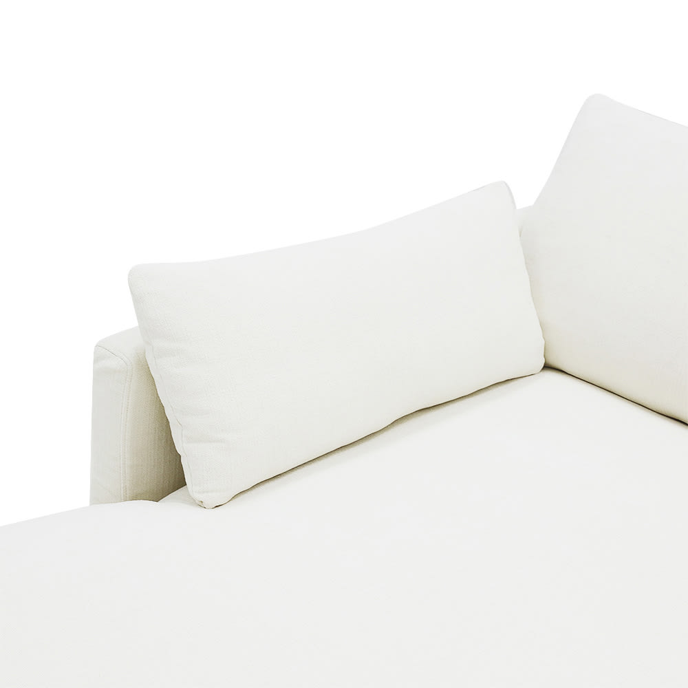 Willow Tribute Ice Chaise Left Arm Facing Sofa Module color Tribute Ice