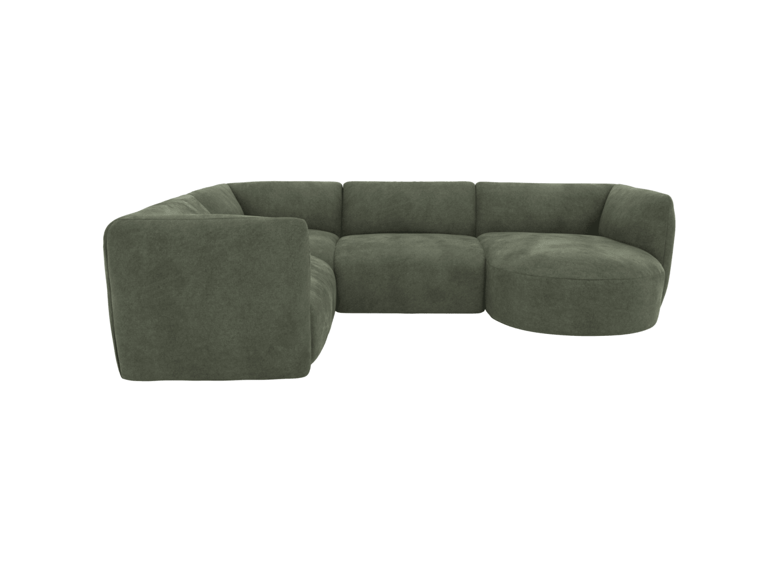Buy Dillon Muse Forest Corner Modular Sofa with Chaise RAF - 4 Seater ...