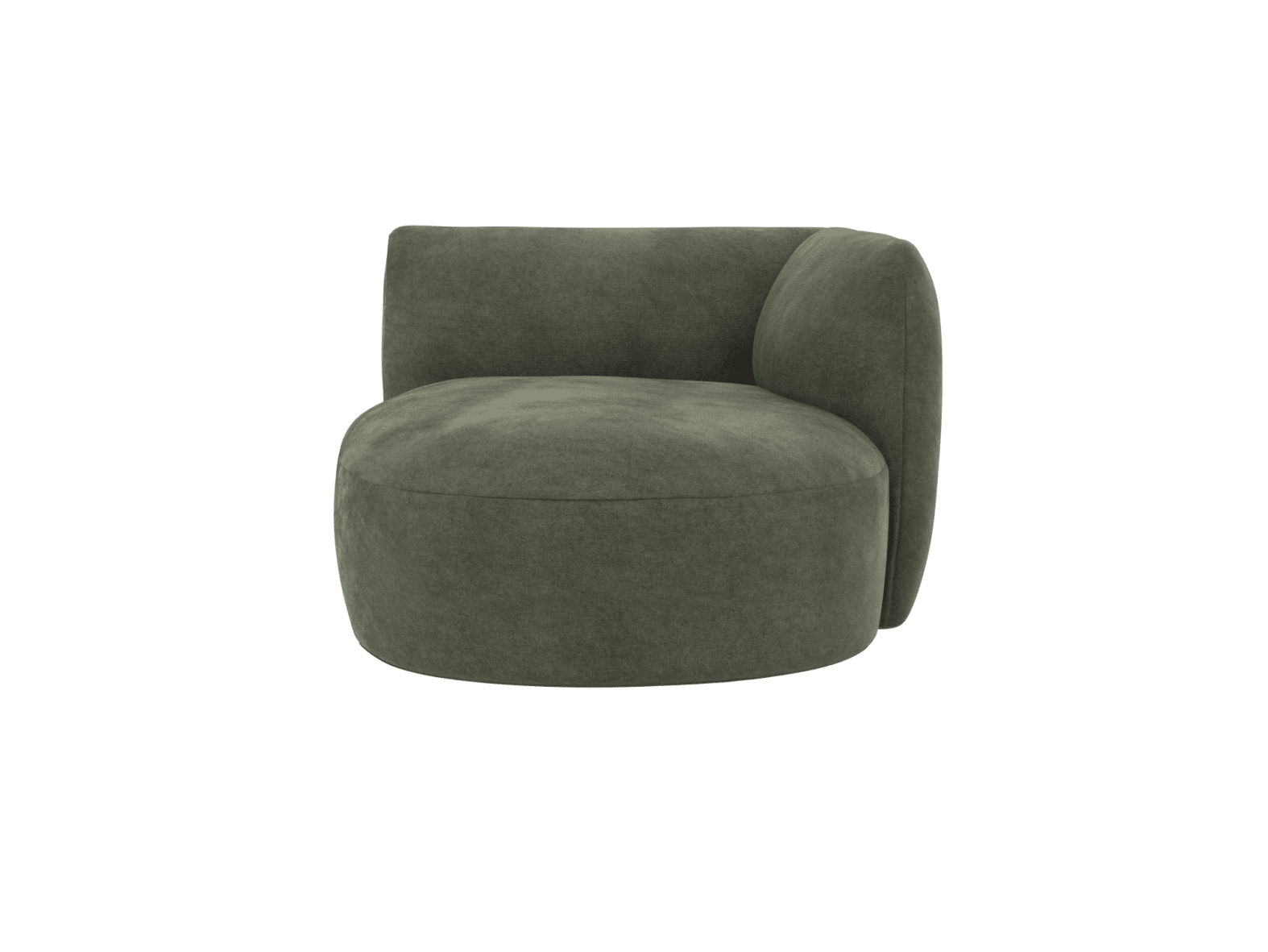 Buy Dillon Muse Forest Round Chaise Right Arm Facing Module - Elme ...
