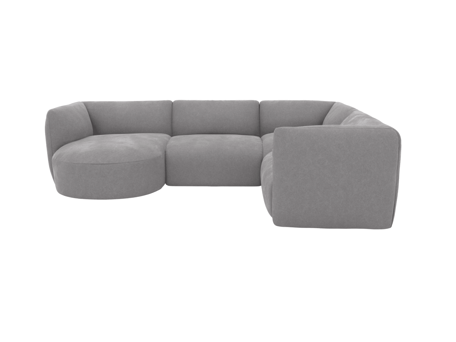 Buy Dillon View Steel Corner Modular Sofa with Chaise LAF - 4 Seater ...