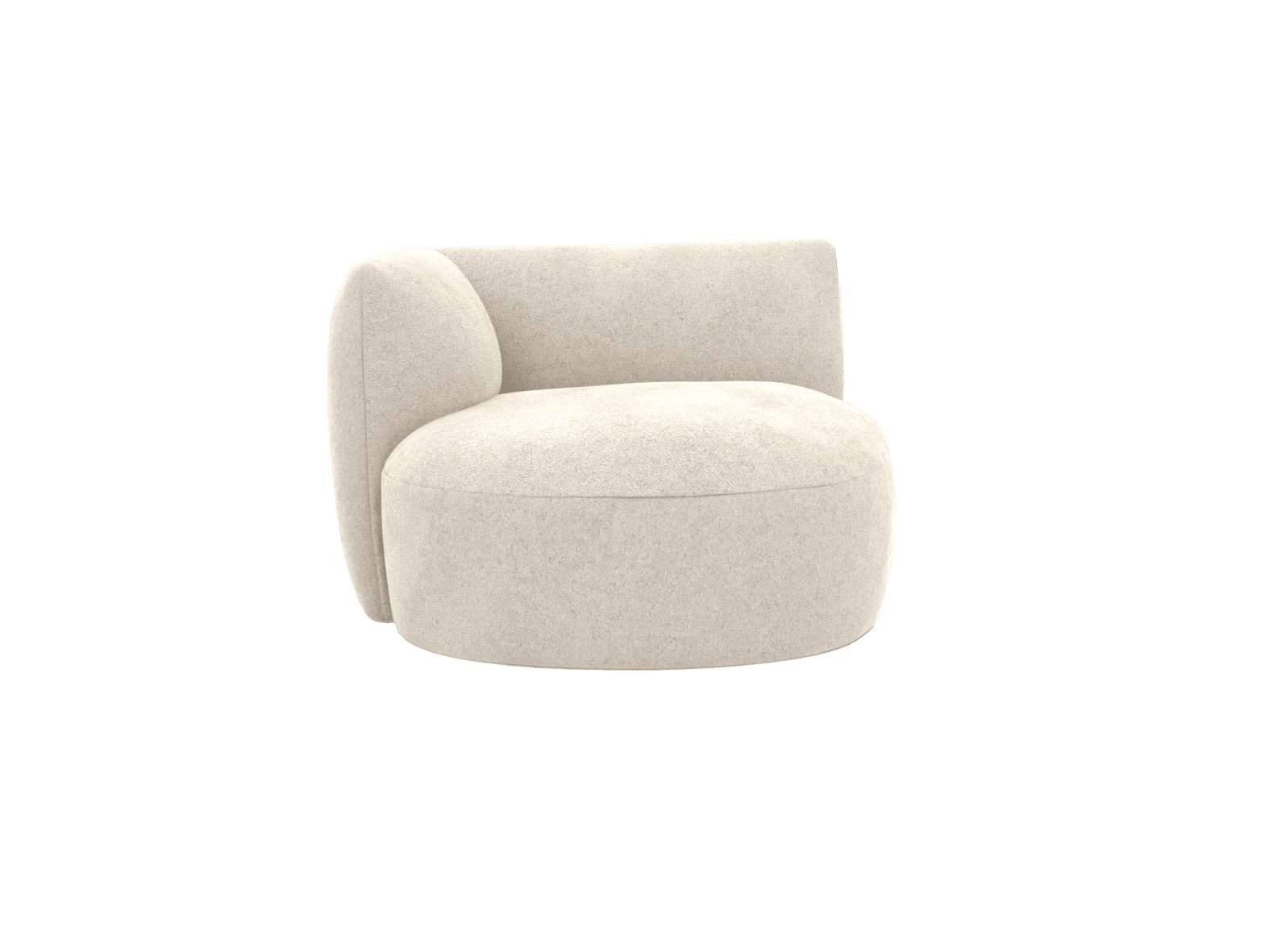 Buy Dillon Avon Mineral Round Chaise Left Arm Facing Module - Elme ...