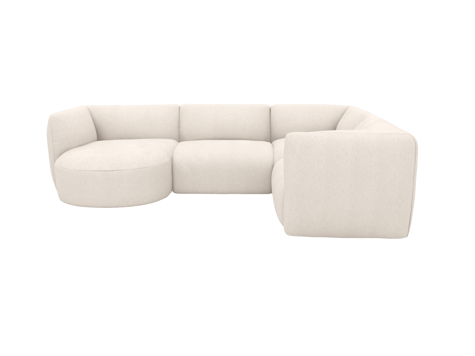 Buy Dillon Kent Bisque Corner Modular Sofa with Chaise LAF - 4 Seater ...