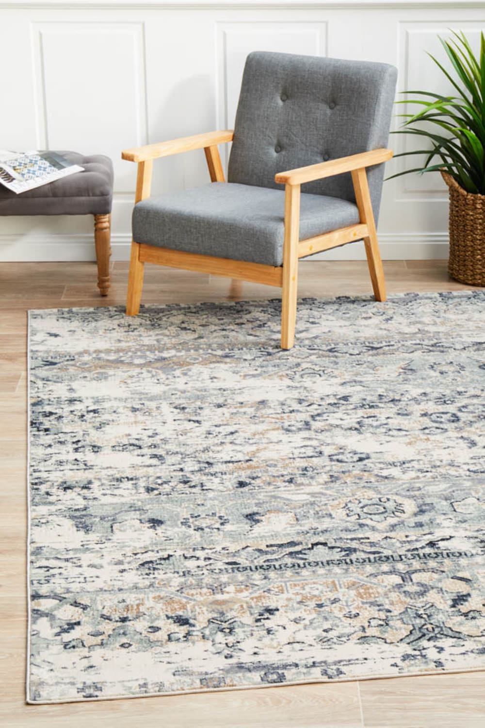 Buy Providence 833 Floor Rug Blue - James Lane Australia