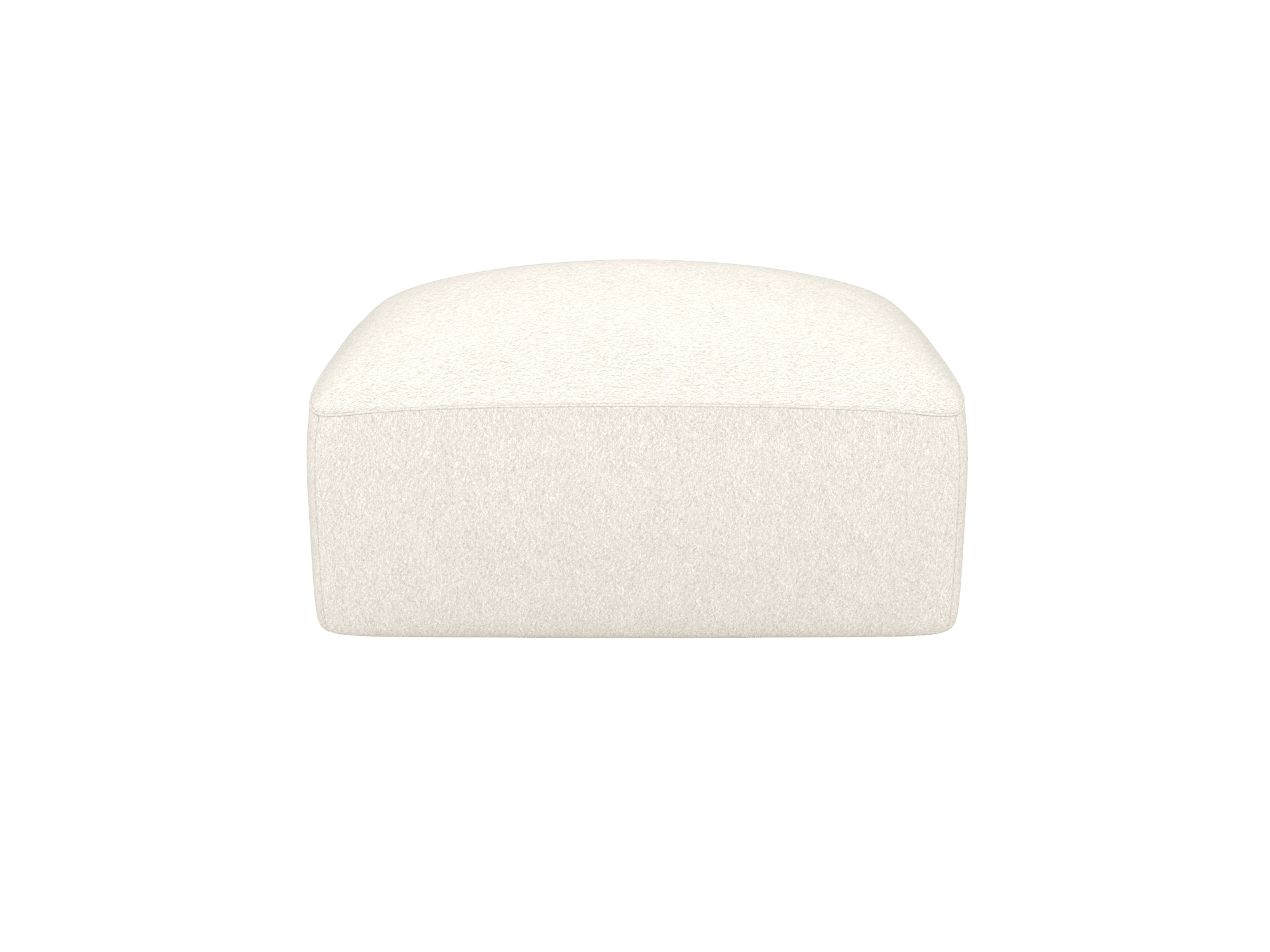 Buy River Boucle Ivory Ottoman - James Lane Australia